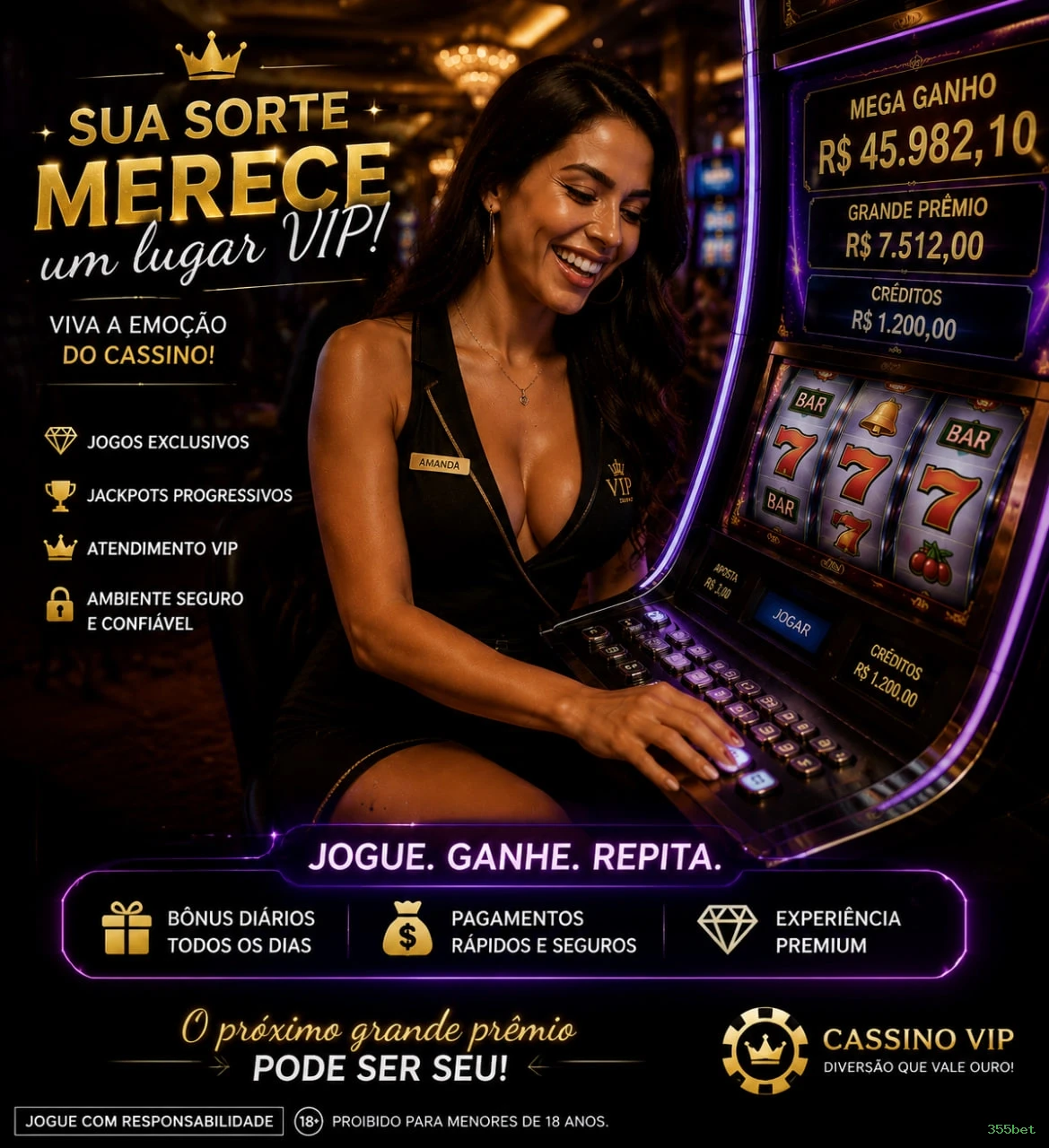 Apostas esportivas da 355bet com odds competitivas